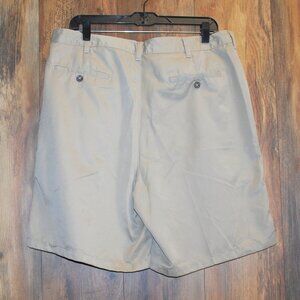 Grand Slam Mens Khaki Dress Casual Shorts 36
